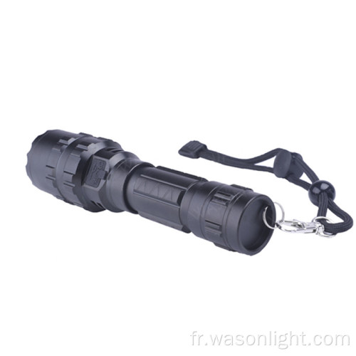 10 watts Retail Husky Professional Quality Quality LED rechargeable puissant torche de lampe de poche